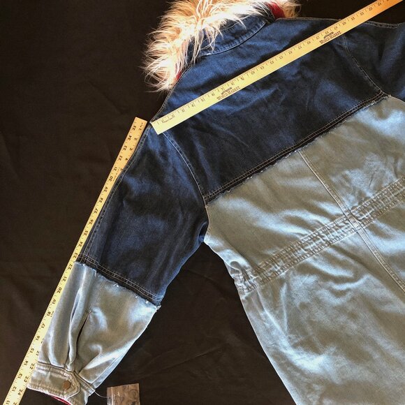 NWOT Free People Days To Come Denim Parka Sz S - Picture 11 of 15